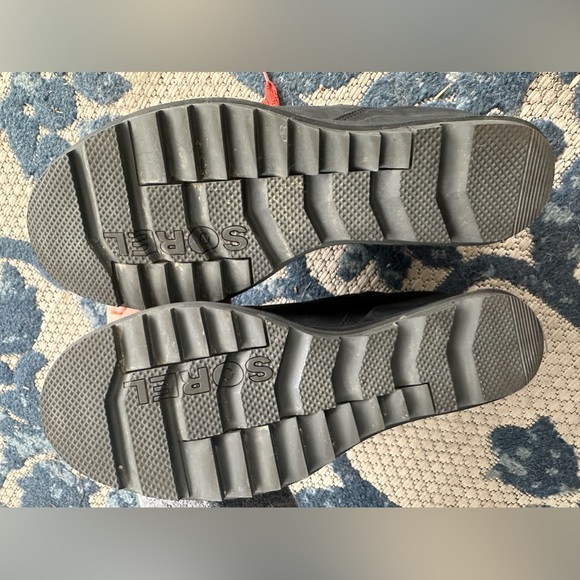 SOREL Evie Sport Lace wedge bootie Black 8.5 - Picture 9 of 9